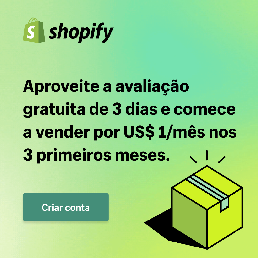 Imagem promocional Shopify